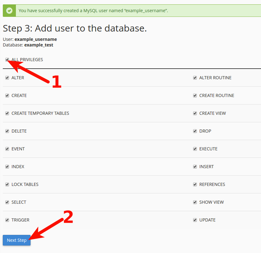 Assigning User to Database